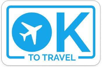 Ok to travel logo